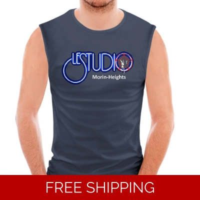 Le Studio Custom 3D Vest Shirt MH White & Blue Logo Red Star Man